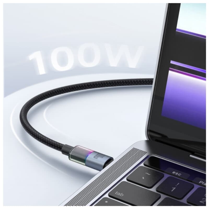 McDodo USB-C To USB-C Cable With 7 Colorful Lights 1.2m 4