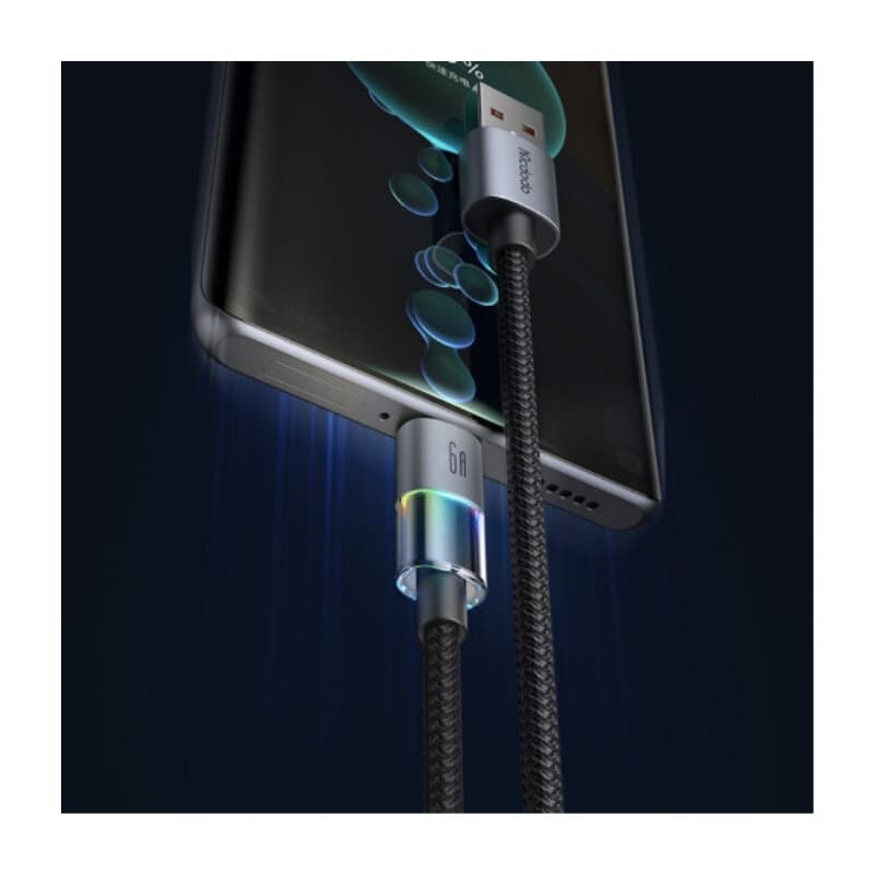 McDodo USB-A To USB-C Cable With 7 Colorful Lights 1.2m 2