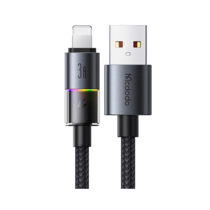McDodo USB-A To Lightning Cable With 7 Colorful Lights 1.2m 1