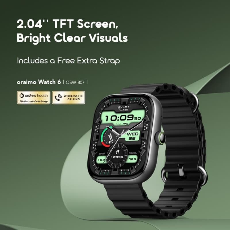 Oraimo Smartwatch OSW-807 (Chrome) 2