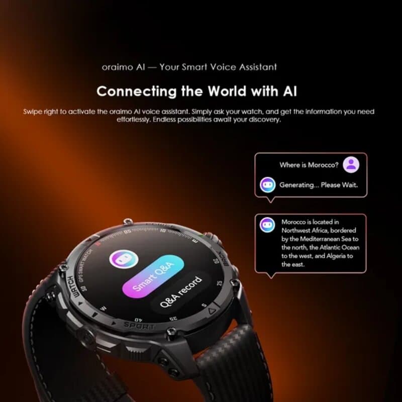 Oraimo Smart Watch OSW-852H Light Chrome 10