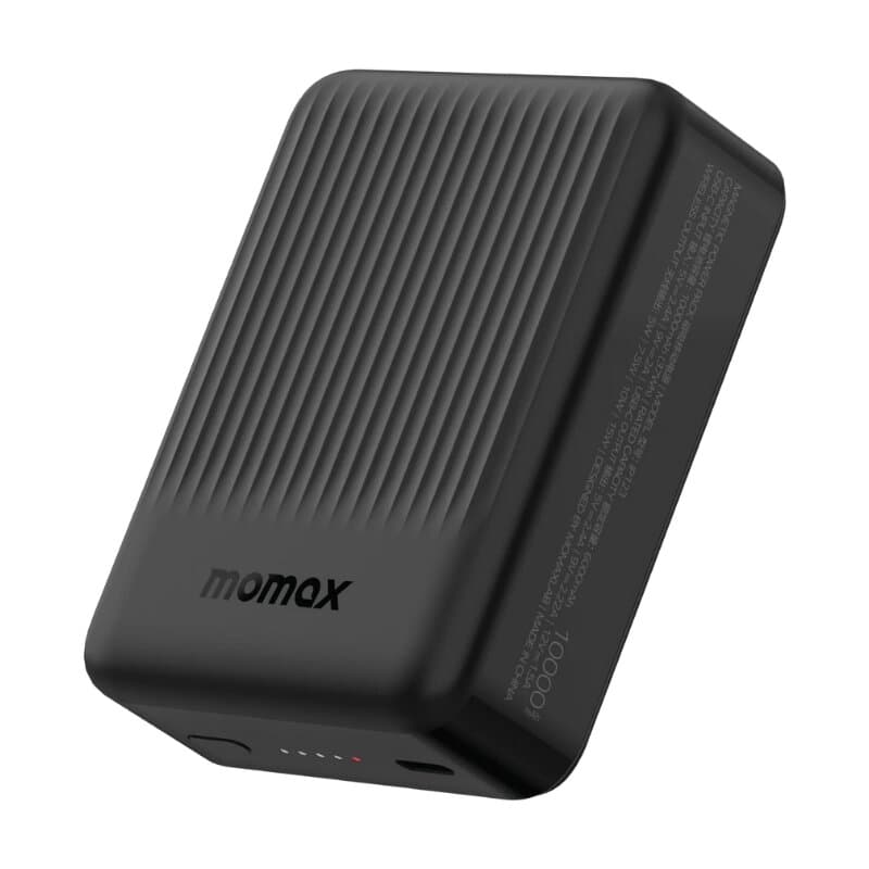 Momax Q.Mag Minimal 2 10000mAh Magnetic Power Bank (Black)