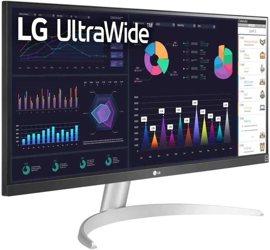 LG 29WQ600-W UltraWide Monitor 29”, 2560×1080, 100Hz (White) 4