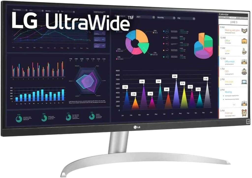 LG 29WQ600-W UltraWide Monitor 29”, 2560×1080, 100Hz (White) 3