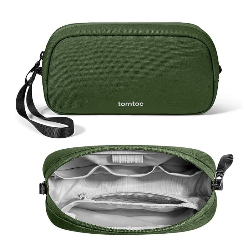 Tomtoc Light-T12 Electronic Accessory Pouch 1L (Green) 1