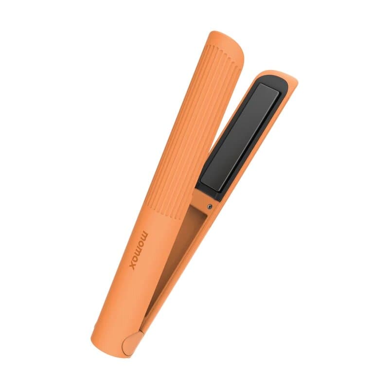 Momax Care Styler Cordless Mini Hair Straightener (Orange)