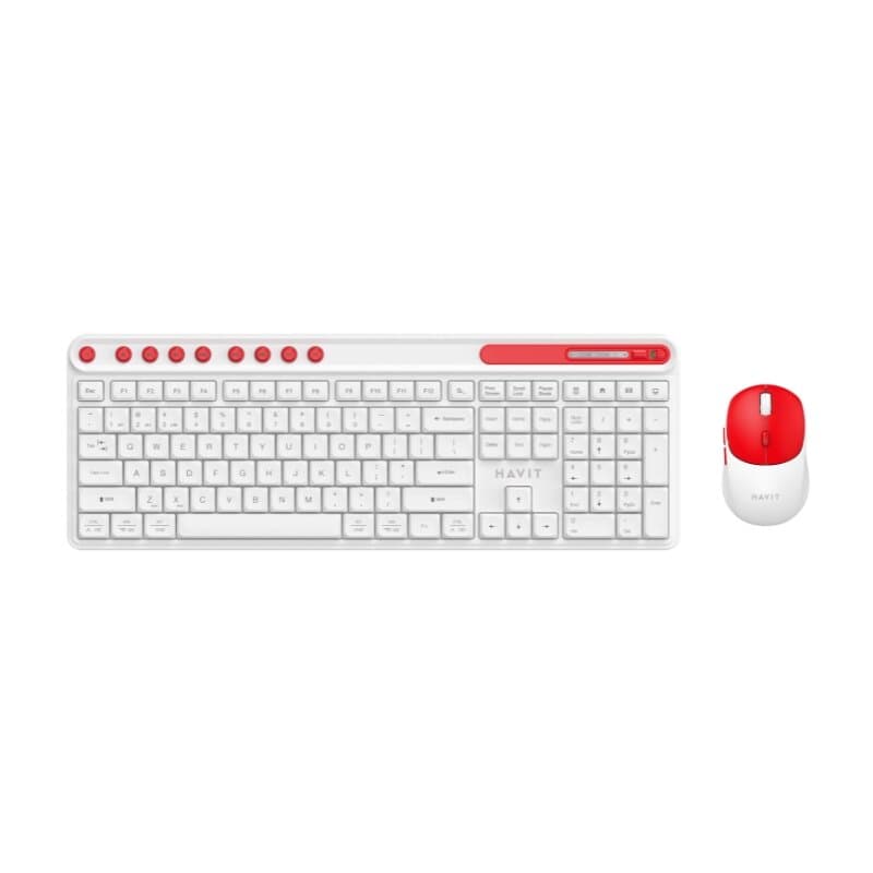 Havit KB271WB Wireless keyboard+mouse combo (Red)