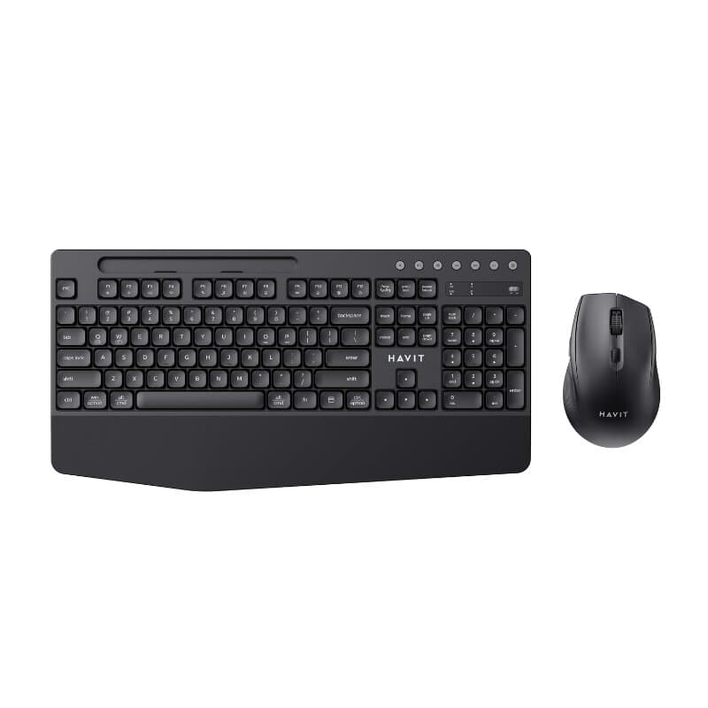 Havit KB251WB Wireless Keyboard + mouse Combo (Black + Gray)