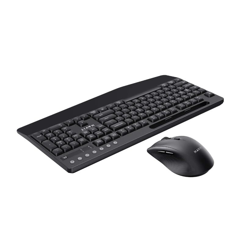 Havit KB251WB Wireless Keyboard + mouse Combo (Black + Gray) 3