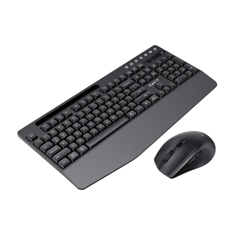 Havit KB251WB Wireless Keyboard + mouse Combo (Black + Gray) 4