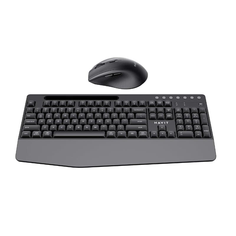 Havit KB251WB Wireless Keyboard + mouse Combo (Black + Gray) 5