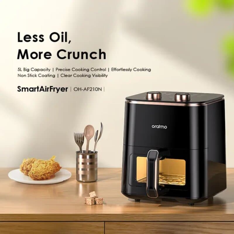 Oraimo Smart Air Fryer 1500W Cooking Visible Smart Air Fryer 3