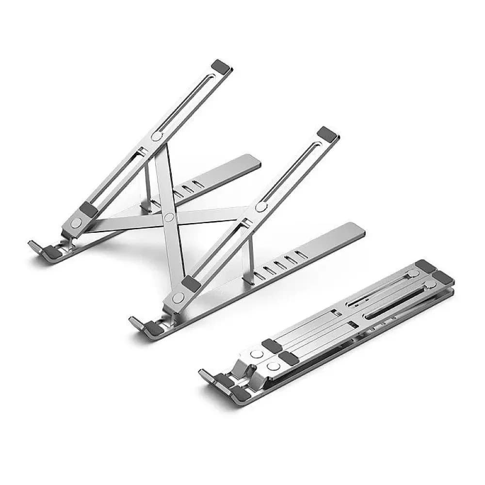 Premium Silver Aluminum Laptop Stand