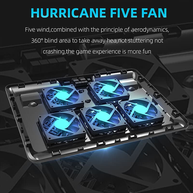 JERTECH KL331 Five-Fan Mobile Cooling System 2