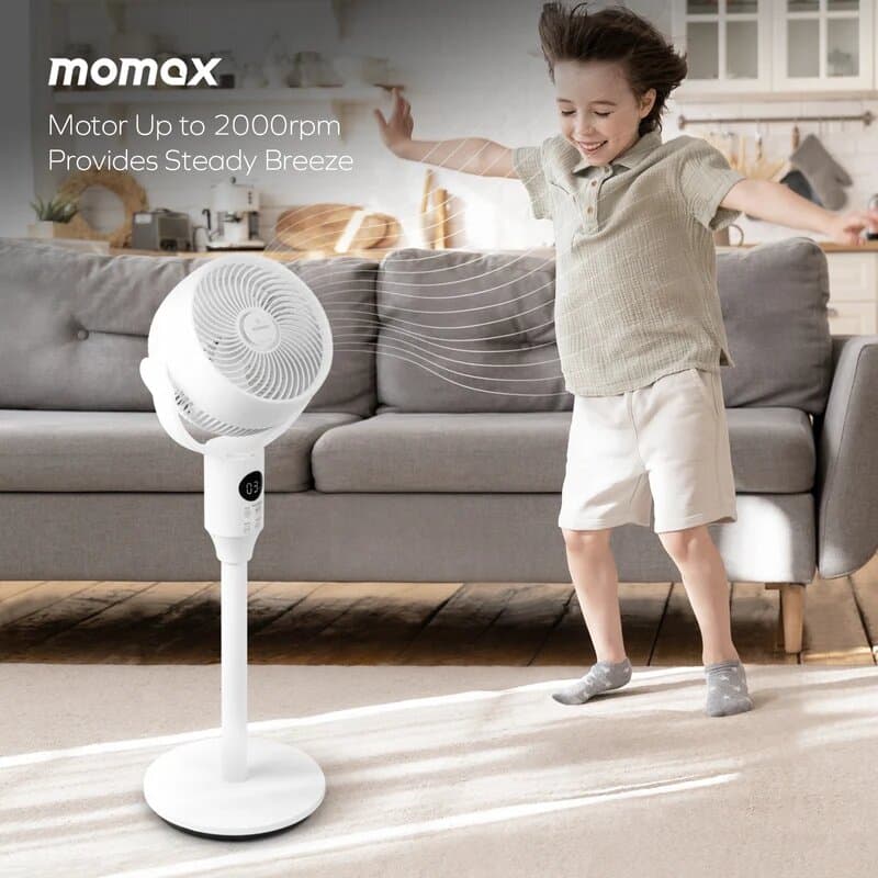 Momax Airoma Tower 3D Air Circulation Diffuser Fan-IF17UKW — photo 6