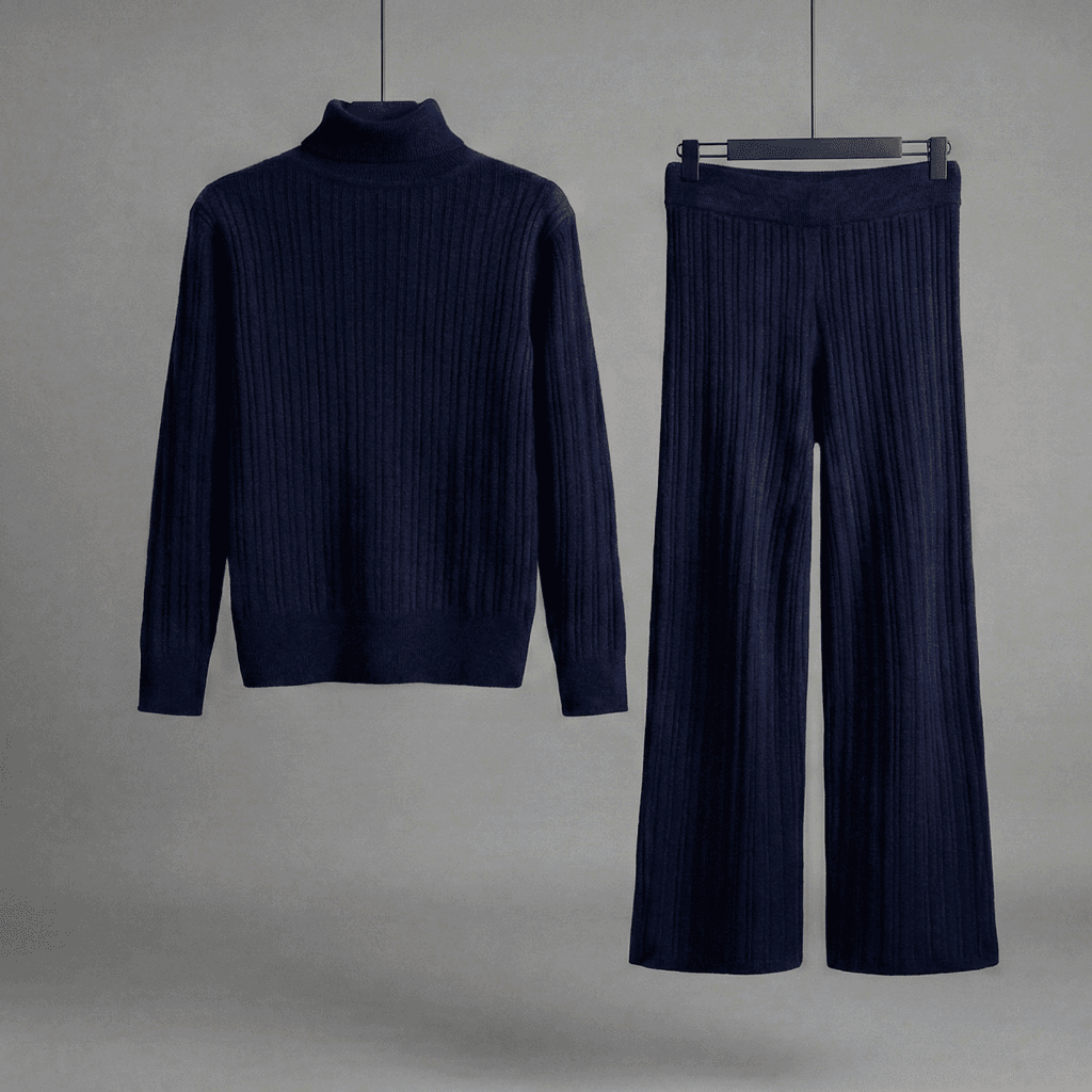 High-neck Wool Set