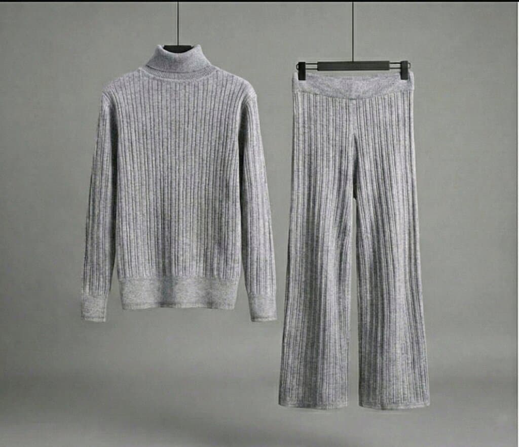 High-neck Wool Set