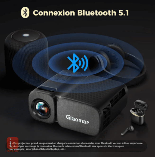 🎬 Giaomar Video Projector : 5G 4