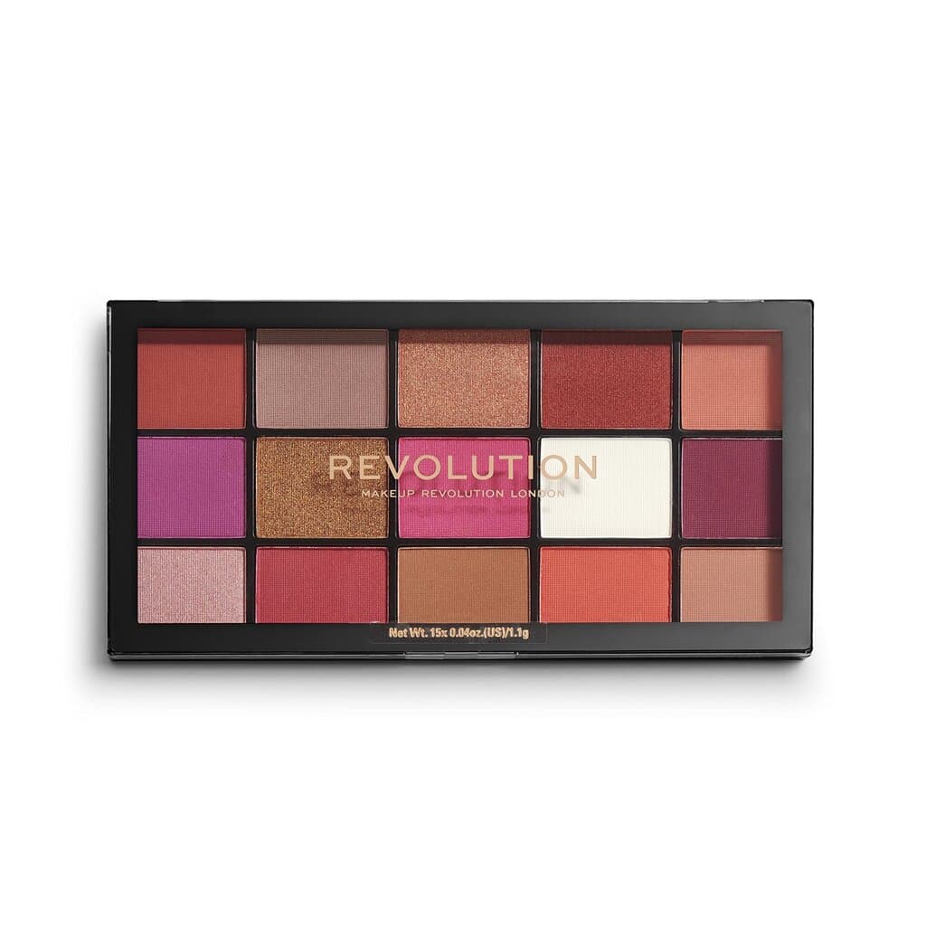 Revolution Re-Loaded Eyeshadow Palette – Red Alert (15 Shades)