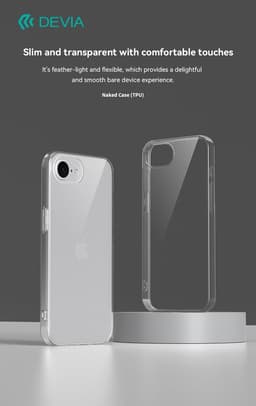 DEVIA Case (TPU) - iPhone 16E - Clear — photo 4