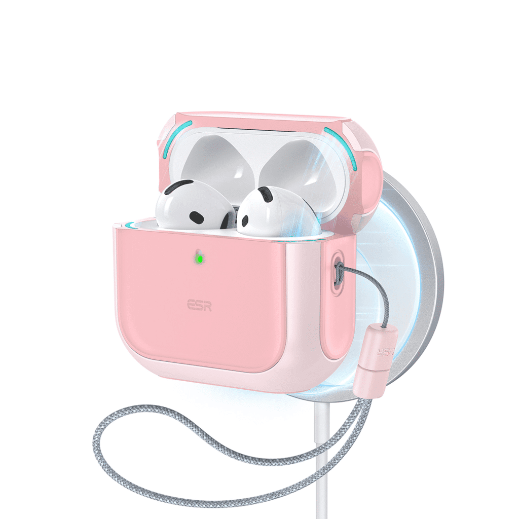 ESR Orbit Hybrid Case (HaloLock), Compatible with AirPods 4, Black