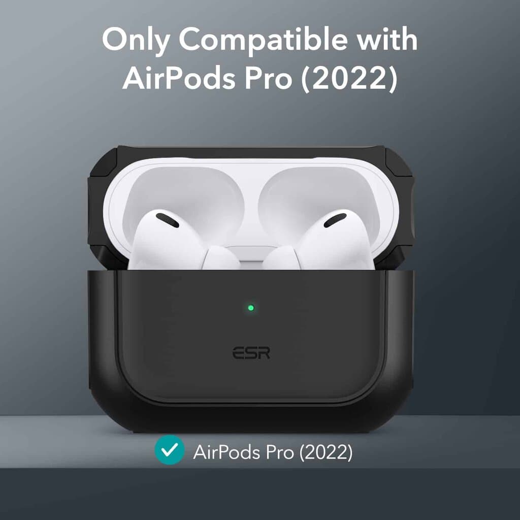 ESR Orbit with HaloLock Magnetic Hybrid Tough Case for AirPods Pro — Black 3