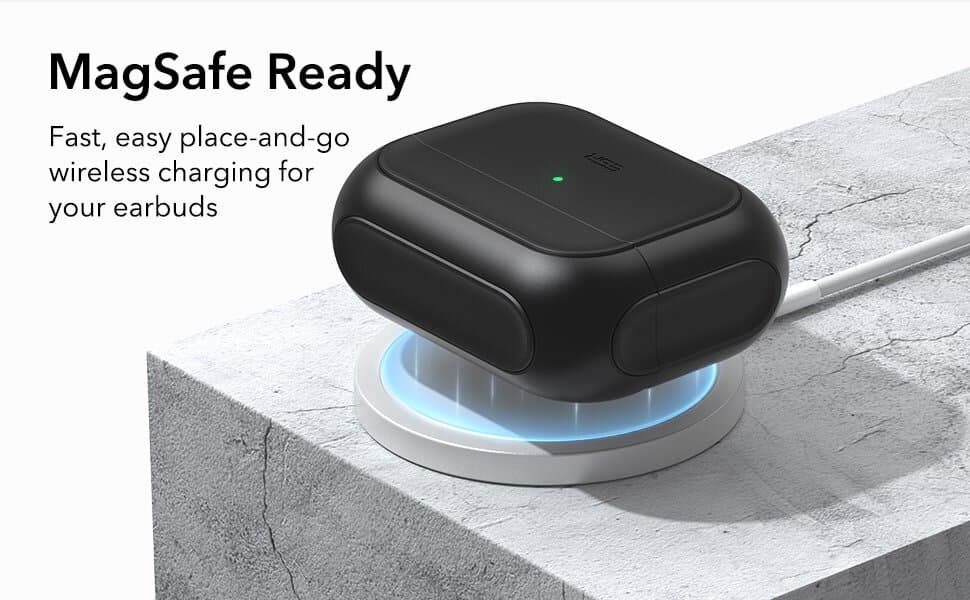 ESR Orbit with HaloLock Magnetic Hybrid Tough Case for AirPods Pro — Black 7