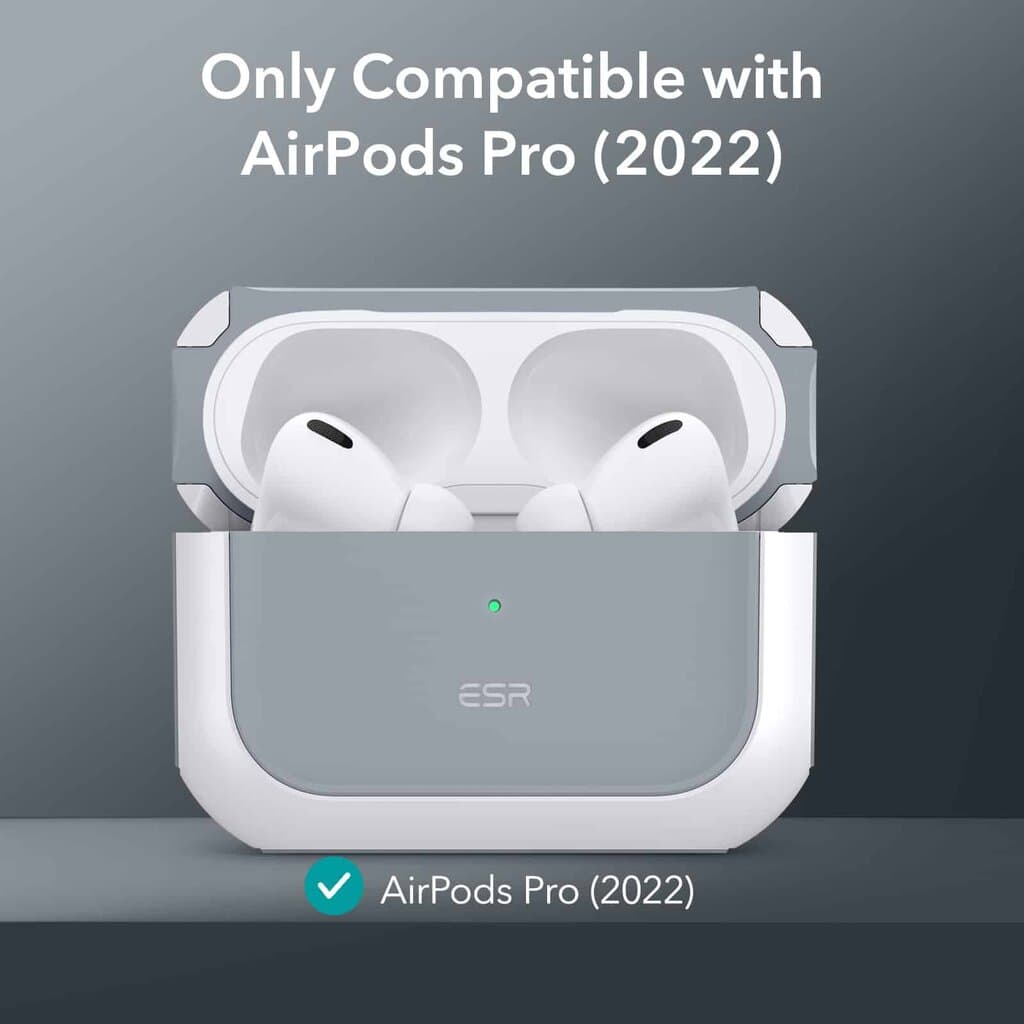 ESR Orbit with HaloLock Magnetic Hybrid Tough Case for AirPods Pro — Blue 2