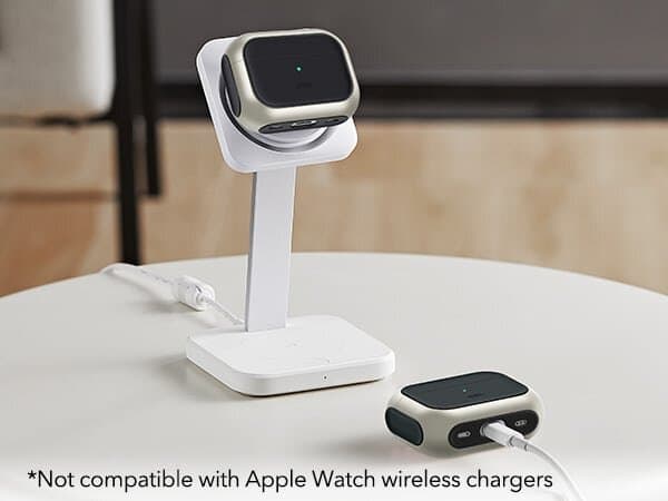 ESR Orbit with HaloLock Magnetic Hybrid Tough Case for AirPods Pro — Titanium 6