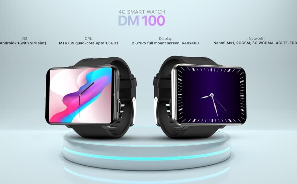 Domiwear DM100 4G Smartwatch - Black 3