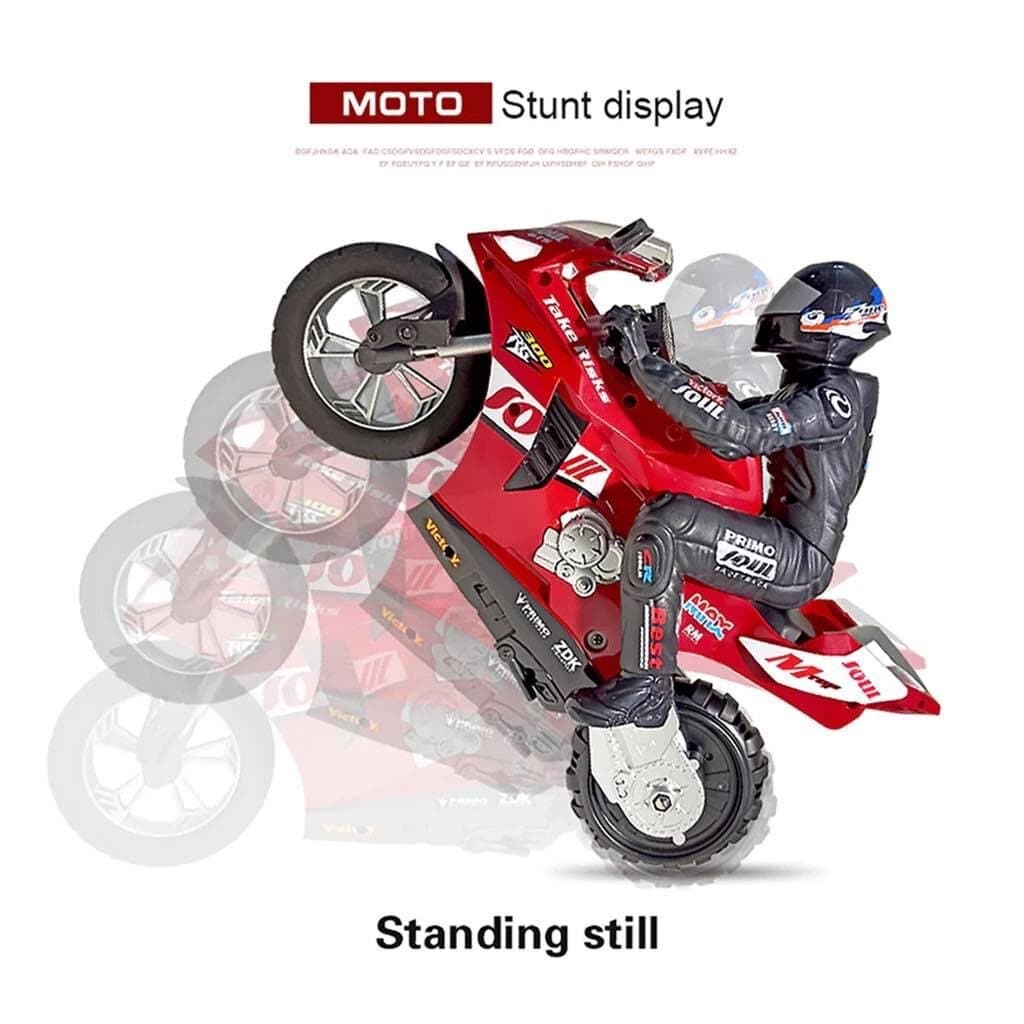 RC Remote Stunt Bike - Red 2