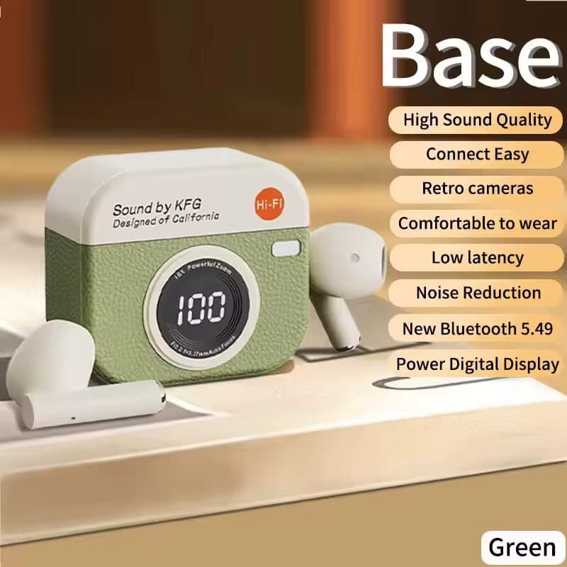 Q86 Earbuds - Green 2