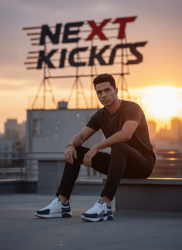 White BLSECKE Running Shoes 3