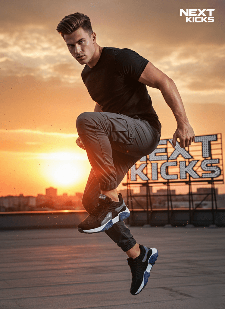 Black BLSECKE Running Shoes 4