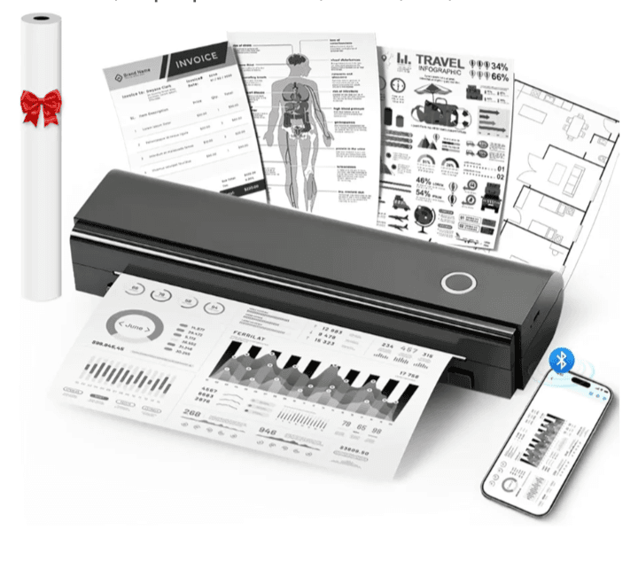 Laser Thermal Travel Printer