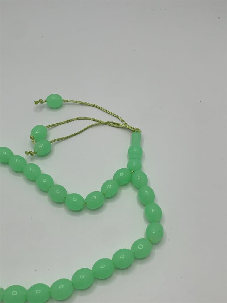 Islamic Prayer Beads - 33 Beads (Green) 2