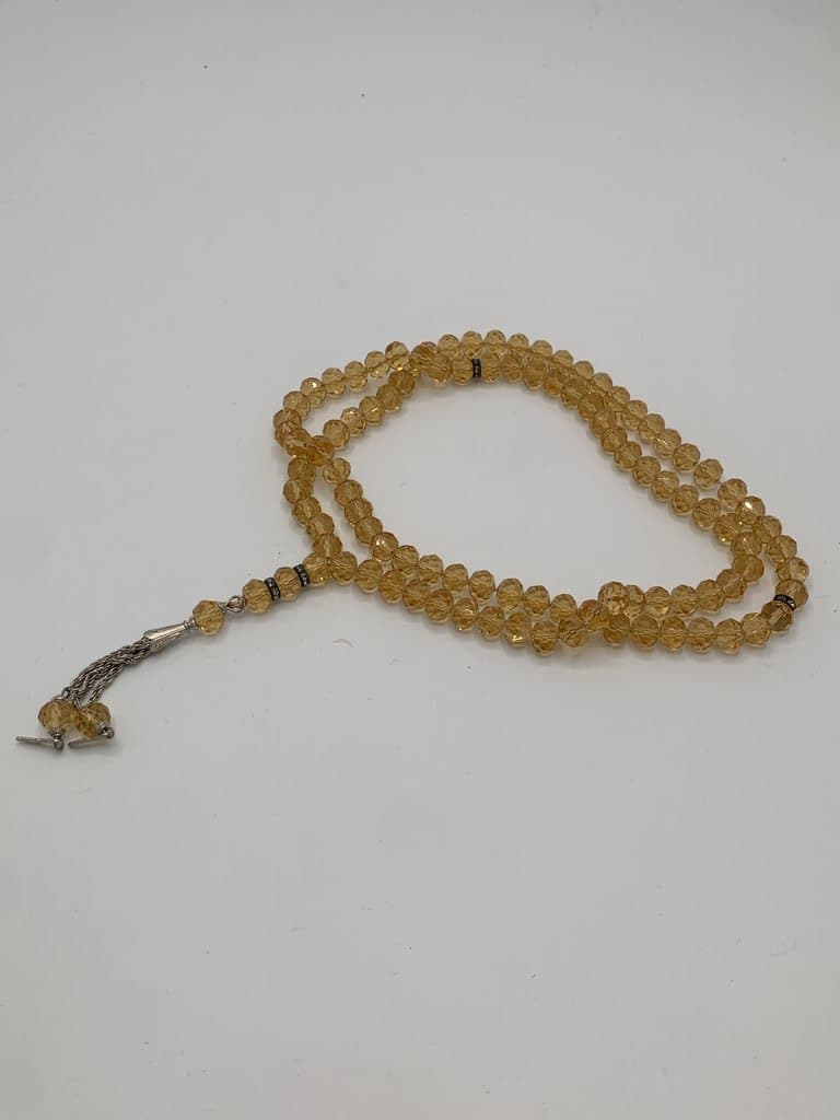 Islamic Prayer Beads - 100 Beads (Light Brown)