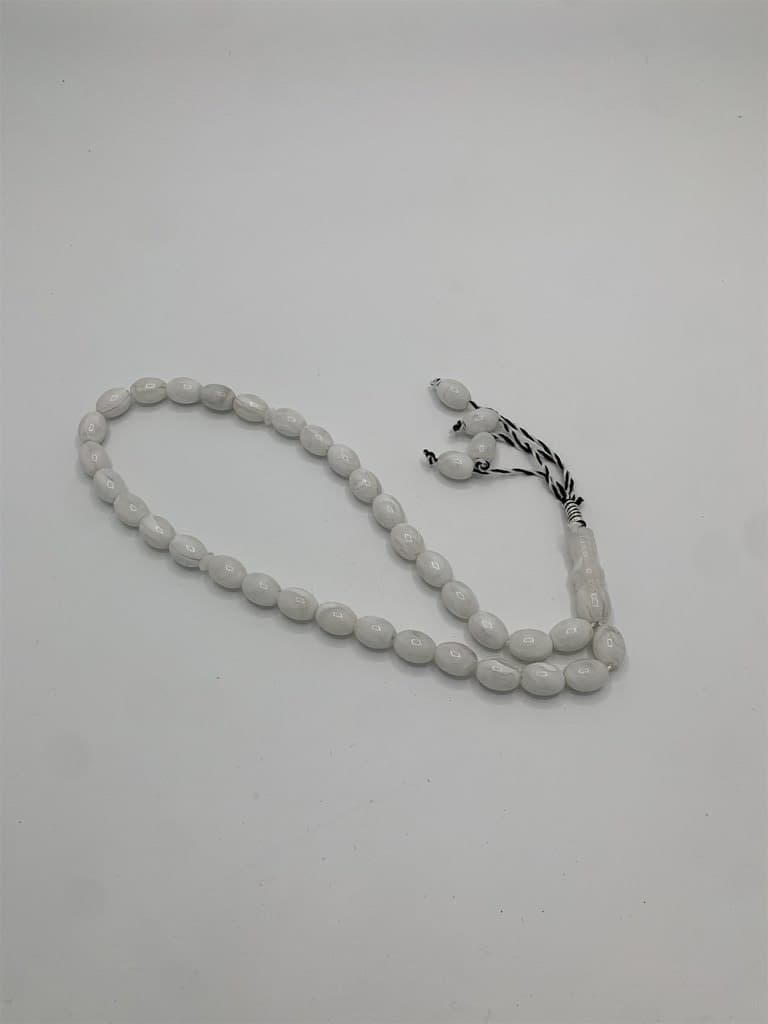 Islamic Prayer Beads - 33 Beads (White)
