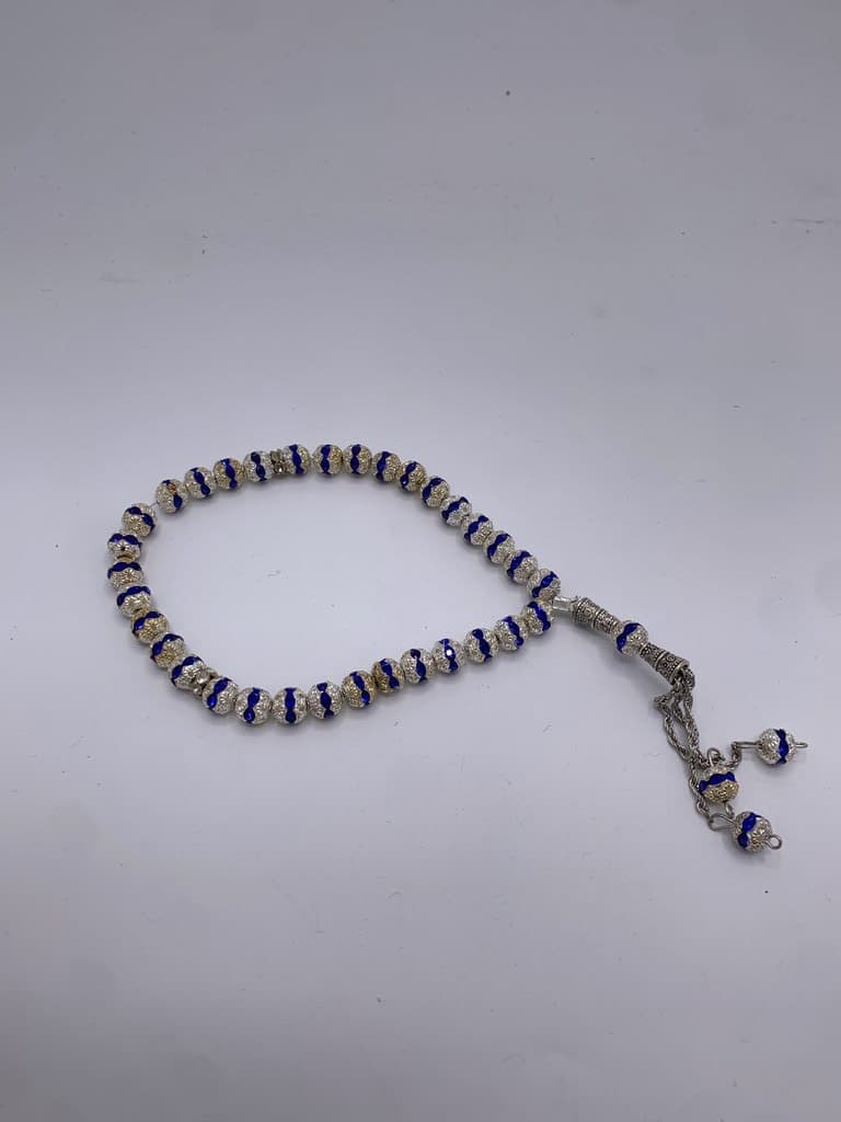 Islamic Prayer Beads - 33 Beads (Blue) 3