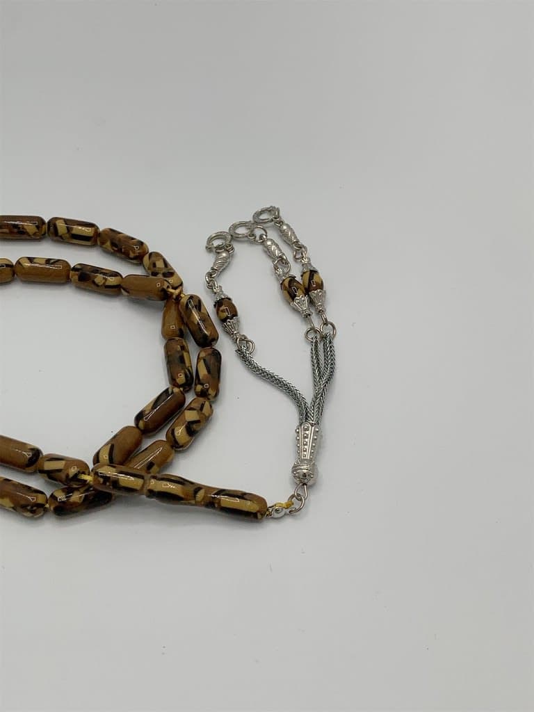 Islamic Prayer Beads - 33 Beads (Brown) 2