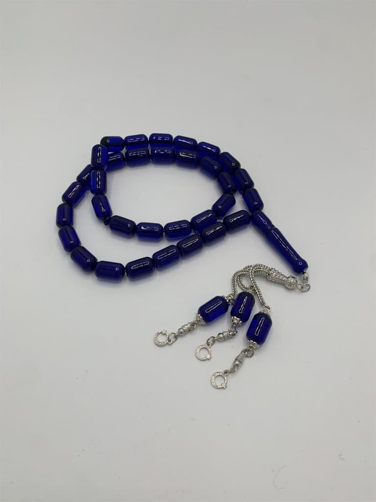 Islamic Prayer Beads - 33 Beads (Navy Blue)