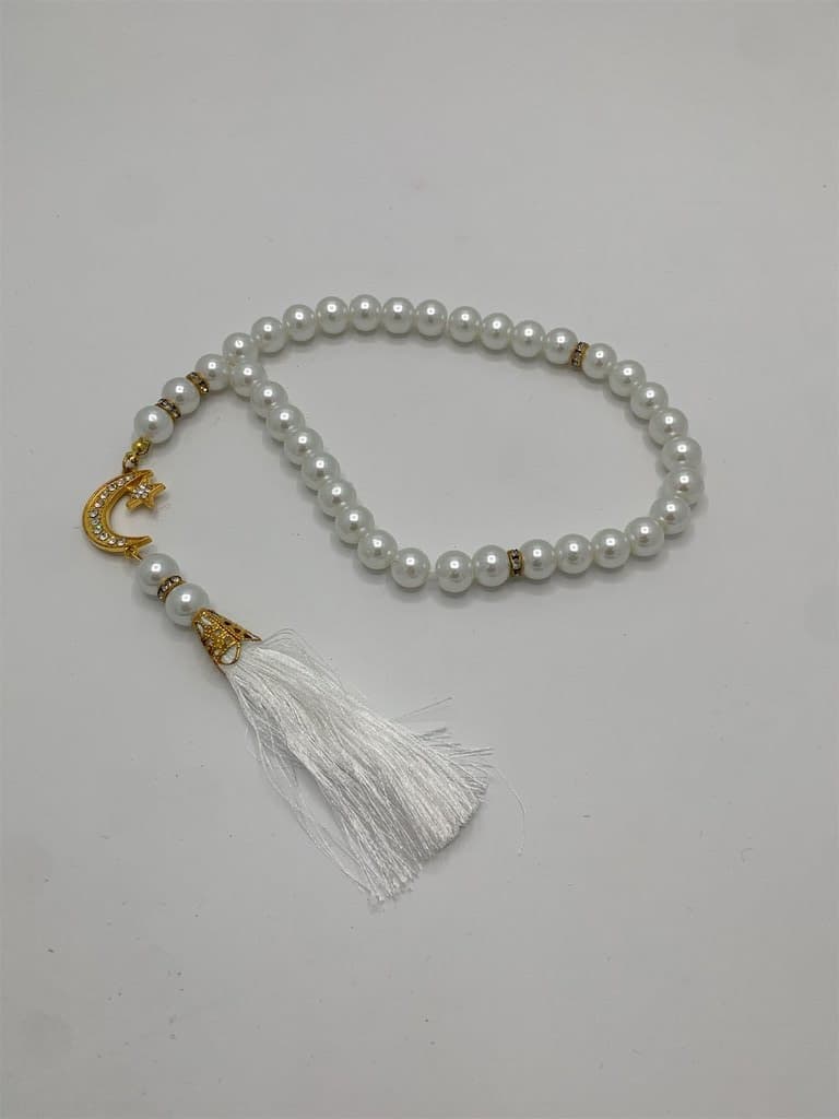 Islamic Prayer Beads - 33 Beads (White)