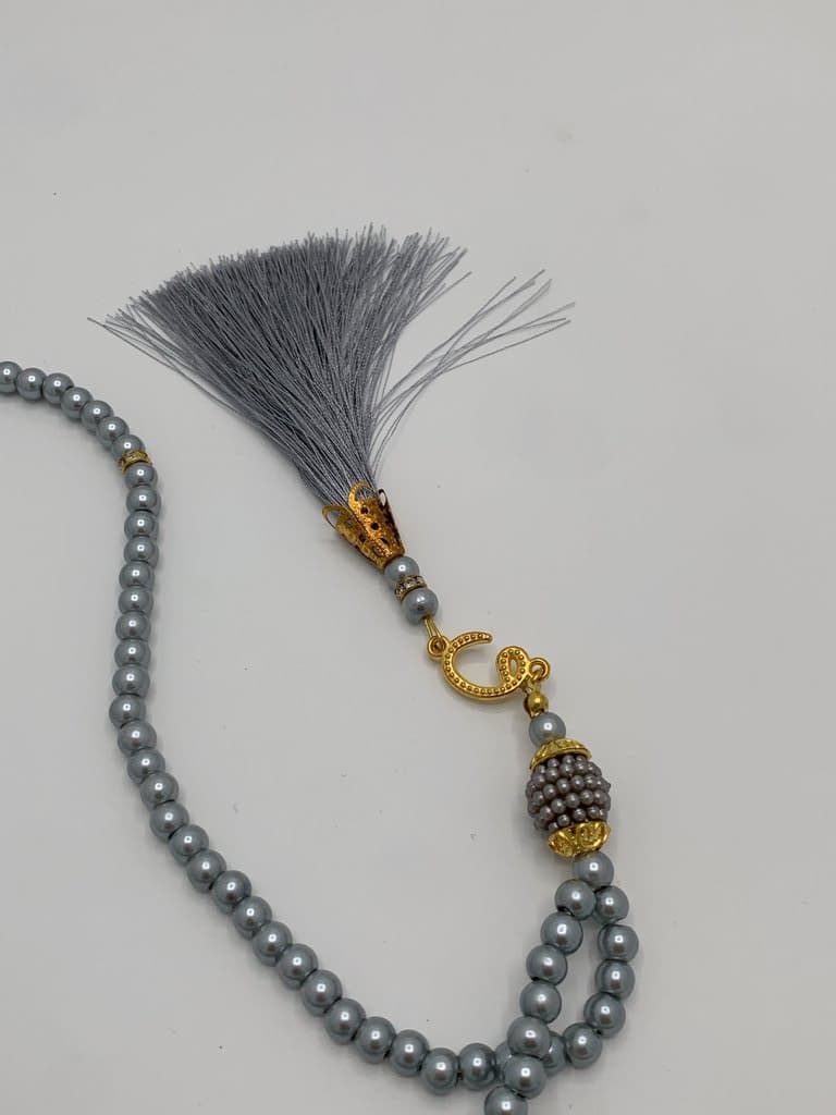 Islamic Prayer Beads - 100 Beads (Gray) 2