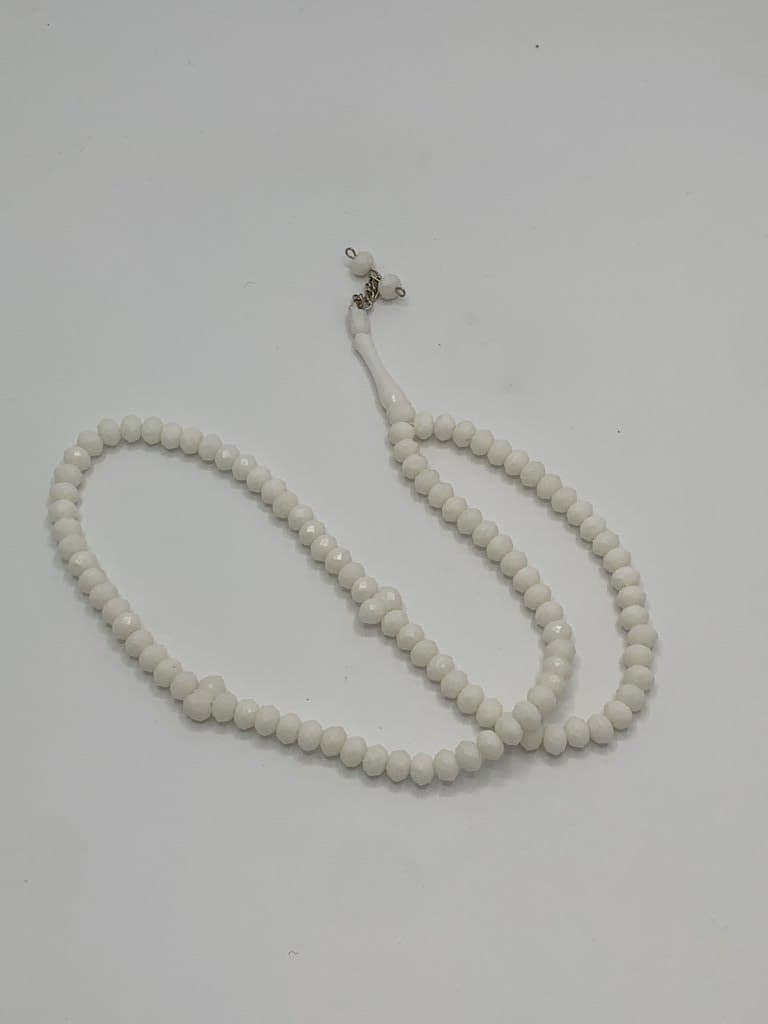 Islamic Prayer Beads - 100 Beads (White)