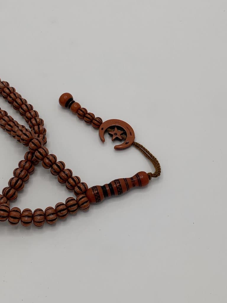 Islamic Prayer Beads - 100 Beads (Brown) 2