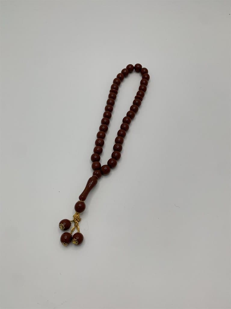 Islamic Prayer Beads - 33 Beads (Brown)