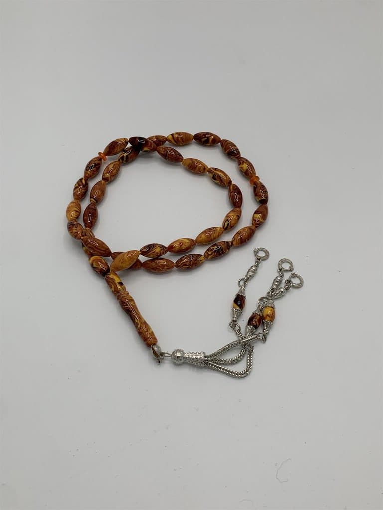 Islamic Prayer Beads - 33 Beads (Brown)