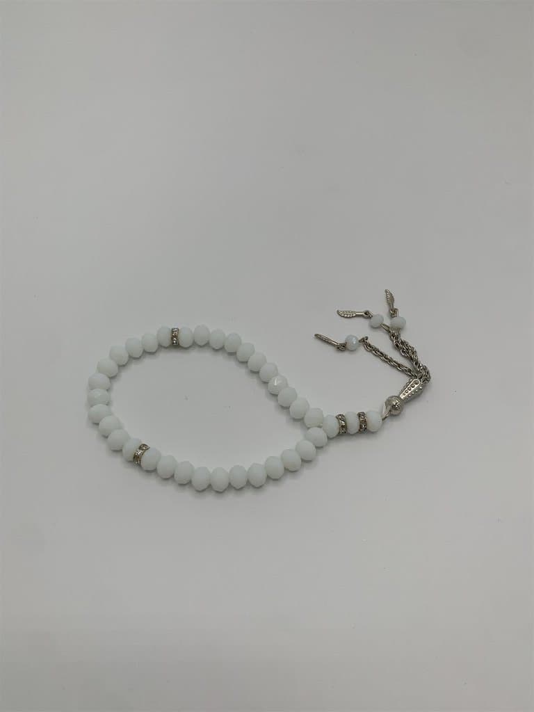 Islamic Prayer Beads - 33 Beads (White)