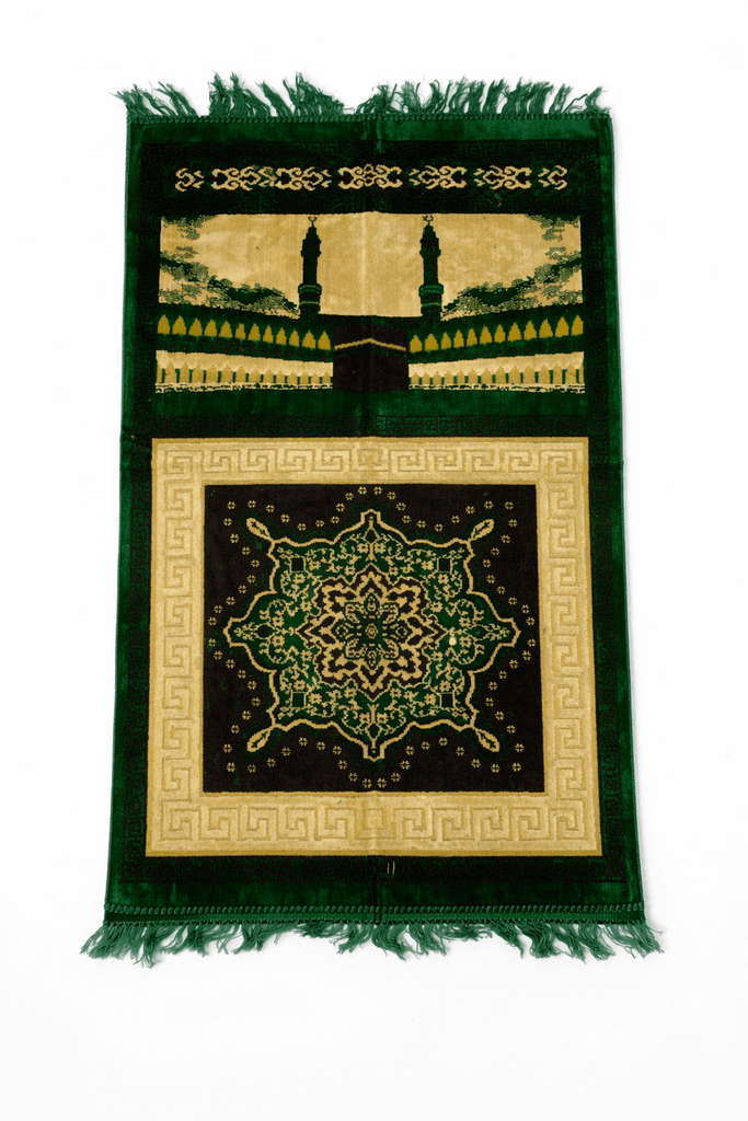 Velvet Prayer Mat (Dark Green)