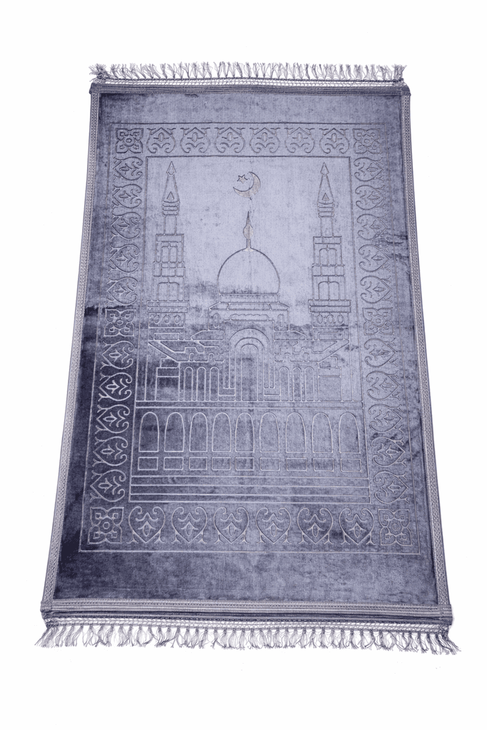 Velvet Prayer Mat (Gray)